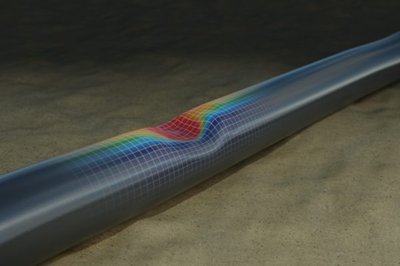 Assessment of fatigue of a subsea pipeline including analysis of dents